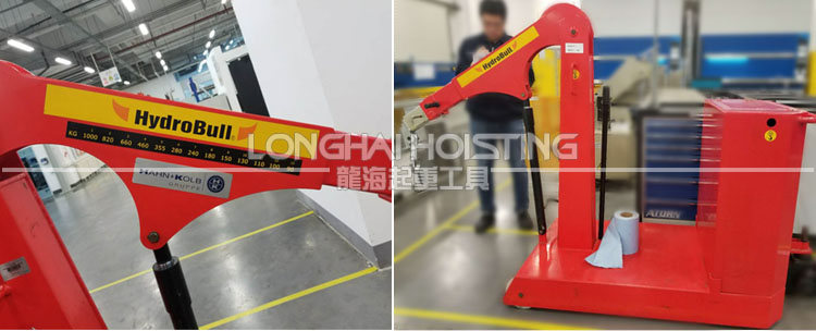 重型手動液壓小吊車實(shí)物